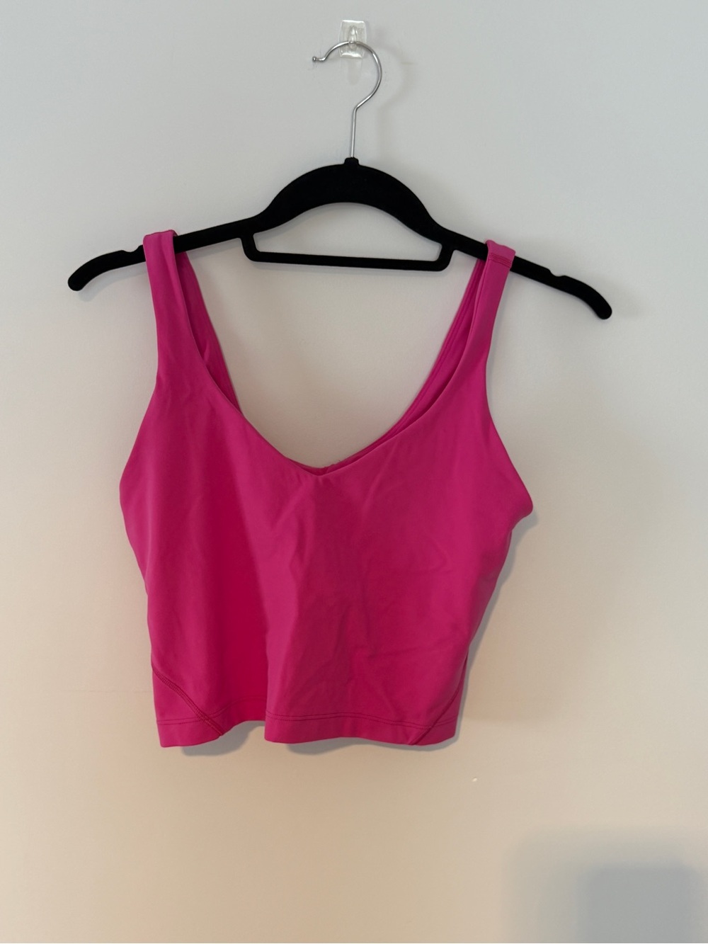 Lululemon Pink V-Neck Longline Sports Bra Size 6